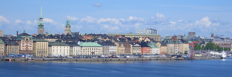 Aussicht auf Stockholm